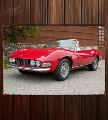 Металлическая табличка Fiat Dino Spider